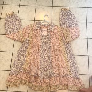 Free people boho style mini dress